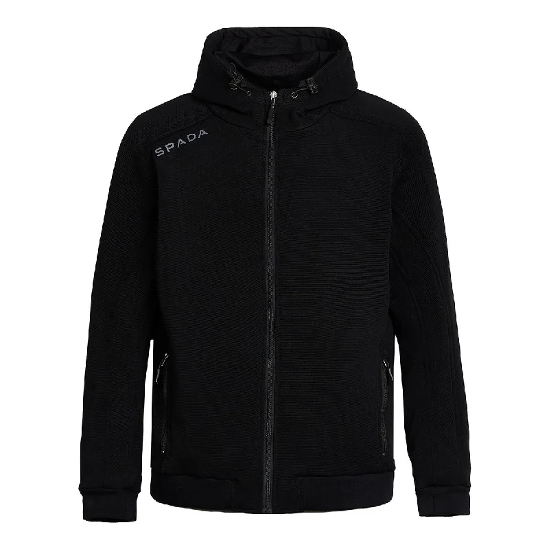 men's cotton hoodie sweatshirt -Spada Blade Zip Up CE AA Riding Hoodie