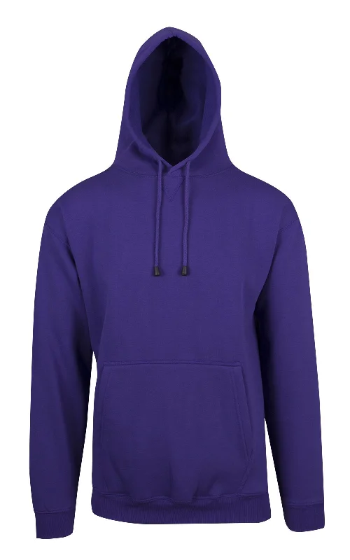 men's light fabric hoodie sweatshirt -Pullover Hoodie w/ Pocket - Purple