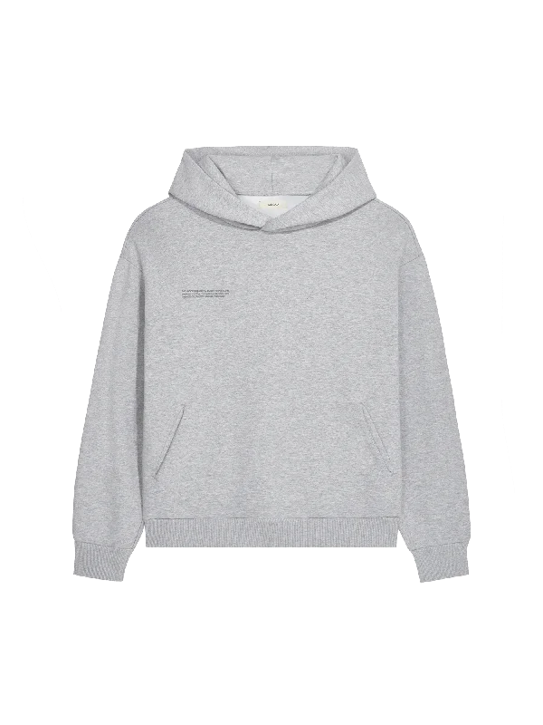 men's casual hoodie sweatshirt -Womens DNA Hoodie—grey marl