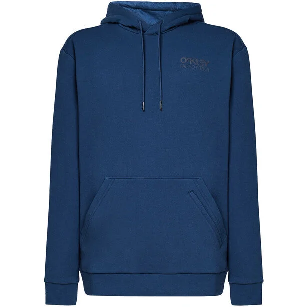 men's trendy pullover hoodie sweatshirt -Oakley Freeride Fleece Hoodie - Tonal Poseidon - 2022