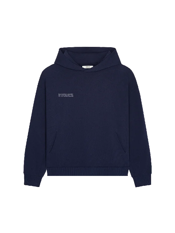 men's casual zip-up hoodie sweatshirt -Mens DNA Hoodie—navy