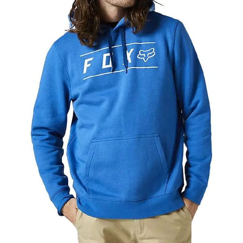 men's hoodie sweatshirt for workout sessions -Fox Pinnacle Pullover Fleece Hoodie Royal Blue