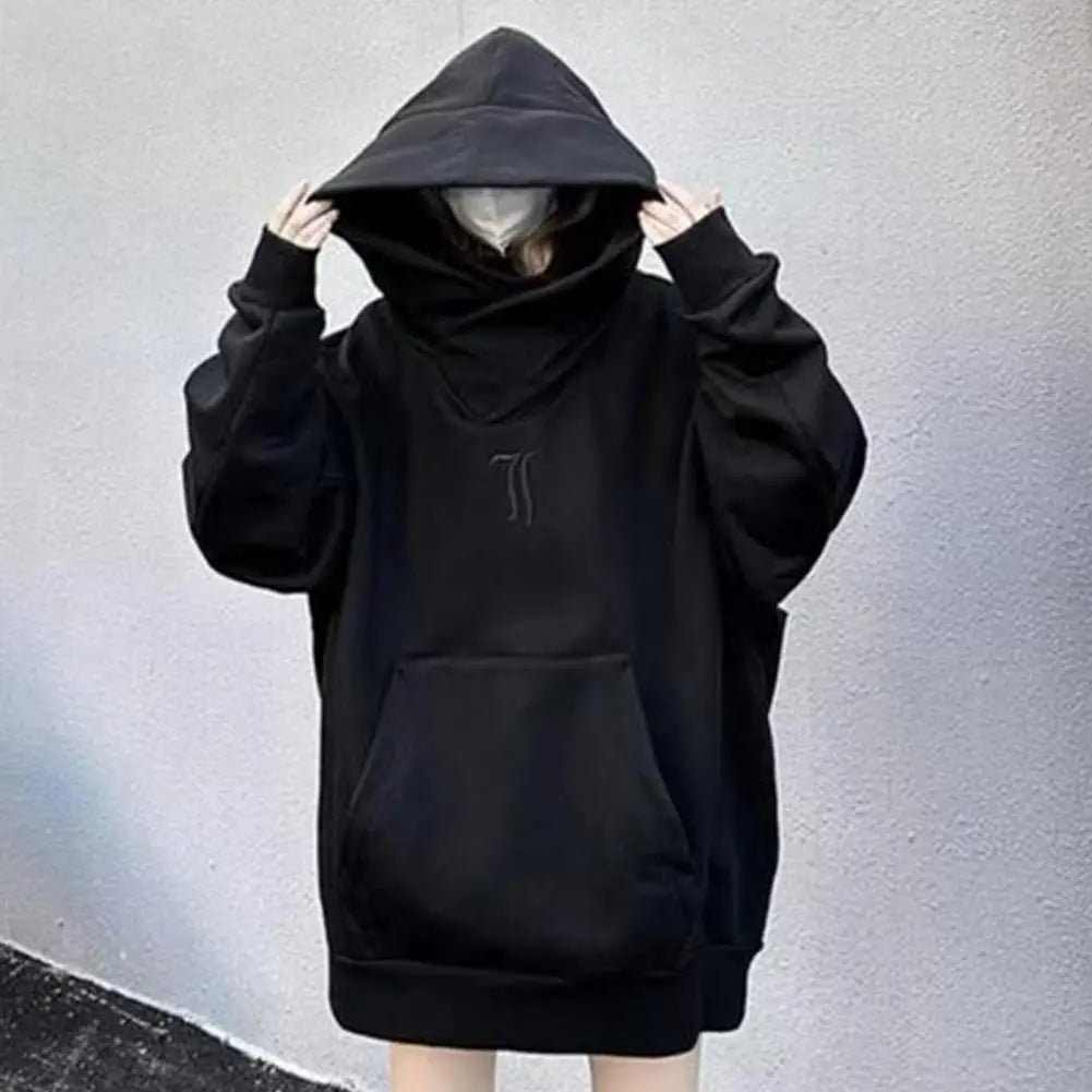 men's hoodie sweatshirt for night outs -Hoodie Pullover Turtleneck Keep Warm Neck Protection Winter Hoodie   Men Hoodie  for Street