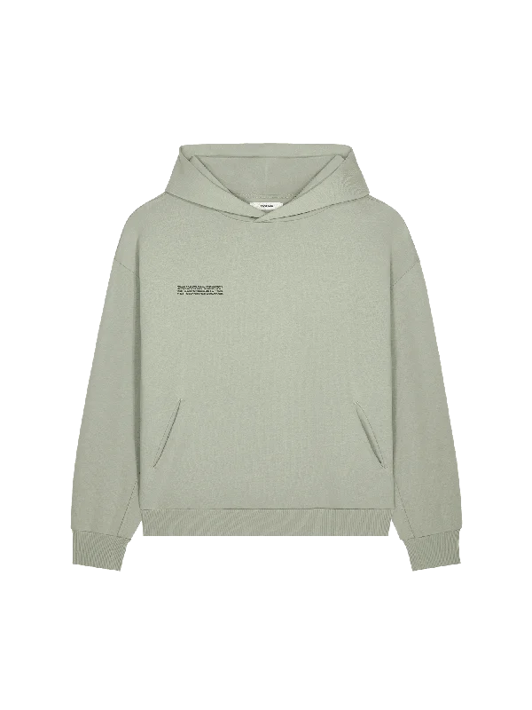 men's hoodie sweatshirt for long walks -Mens DNA Hoodie—moss green