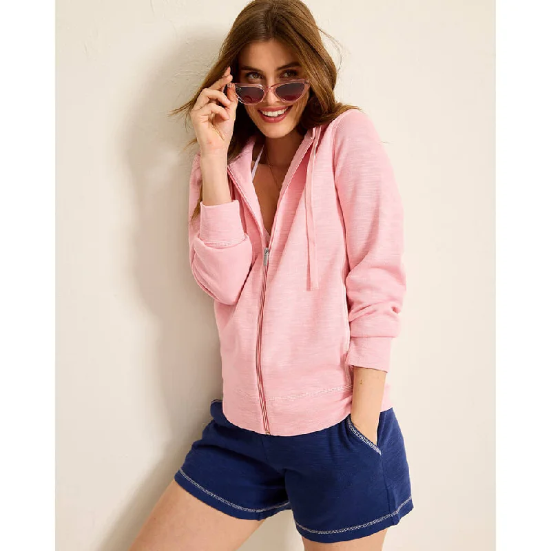 men's cotton fleece hoodie sweatshirt -Tommy Bahama Women's Tobago Bay Full Zip Hoodie Sweatshirt - Bikini