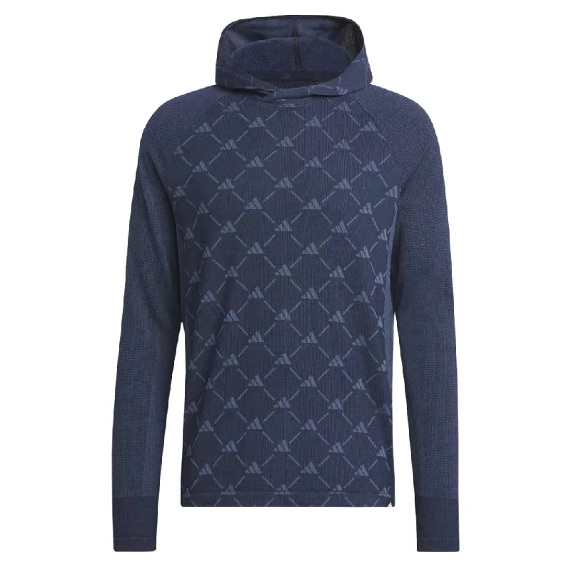 men's hoodie sweatshirt with zipper -adidas - Men's Ultimate365 Tour Primeknit Hoodie (IN2660)