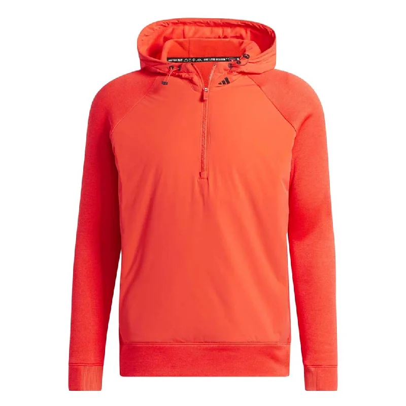 men's hoodie sweatshirt with front pocket -adidas - Men's Ultimate365 Tour Frostguard Padded Hoodie (IJ9654)