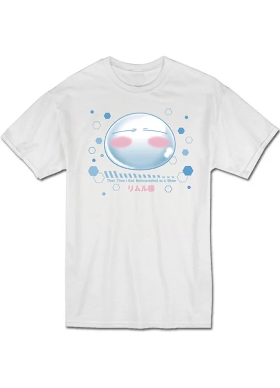 men's cotton-blend t-shirts -That Time I Got Reincarnated As A Slime - Slime Blush Men's T-Shirt