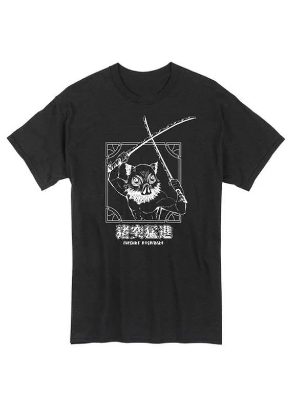 men's round-neck t-shirts -Demon Slayer - Hashibira Inosuke 01 Men's T-Shirt