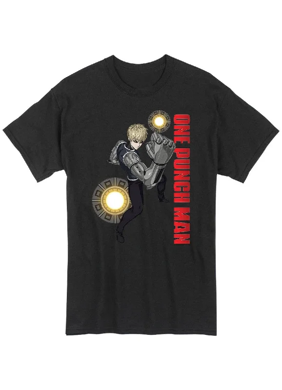 men's basic t-shirts -One Punch Man - Genos Men's T-Shirt