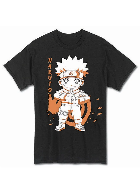 men's fashionable long-sleeve t-shirts -Naruto - SD Naruto Uzumaki T-Shirt