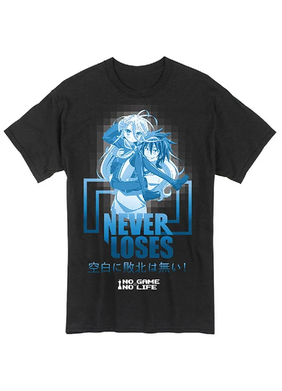 men's premium t-shirts -No Game No Life - Never Loses Men's T-Shirt