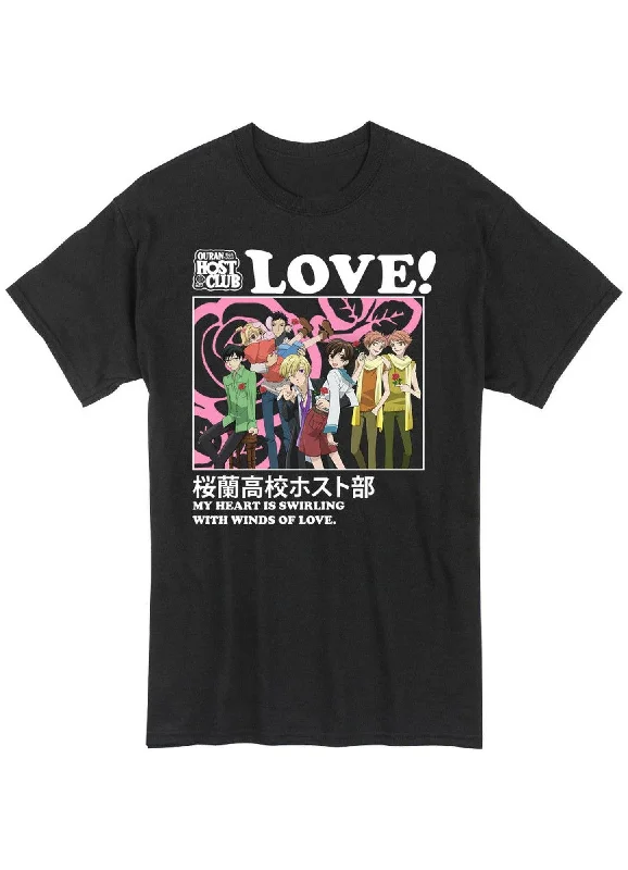 men's athletic-style t-shirts -Ouran High School Host Club - Winds Of Love Men's T-Shirt