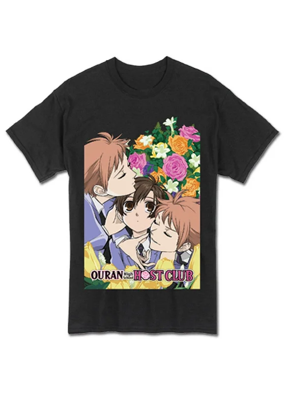 men's color-blocked t-shirts -Ouran High School Host Club - Group Men's T-Shirt