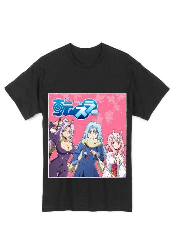 men's cotton t-shirts -That Time I Got Reincarnated As A Slime - Group Men's T-Shirt