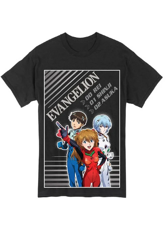 men's high-performance t-shirts -Evangelion New Movie - Group Men's T-Shirt