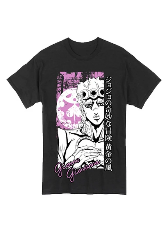 men's comfortable t-shirts -Jojo's Bizarre Adventure Golden Wind - Giorno Giovanna Men's T-Shirt