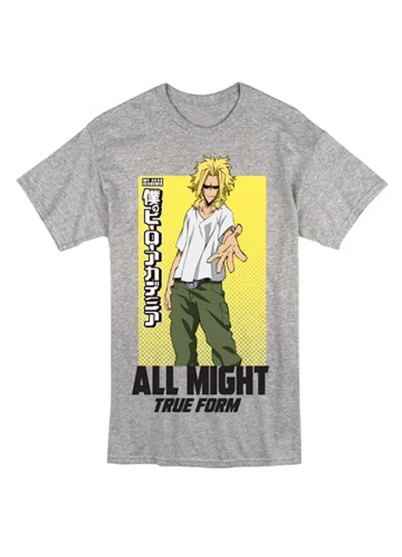 men's plain t-shirts -My Hero Academia - All Might Men's T-Shirt