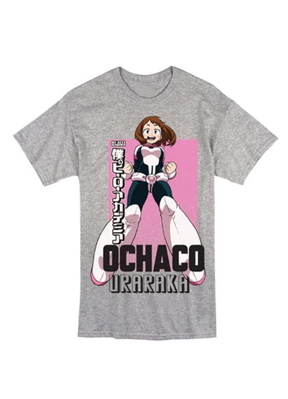 men's slim-fit t-shirts -My Hero Academia S3 - Ochaco Uraraka "Uravity" Men's T-Shirt