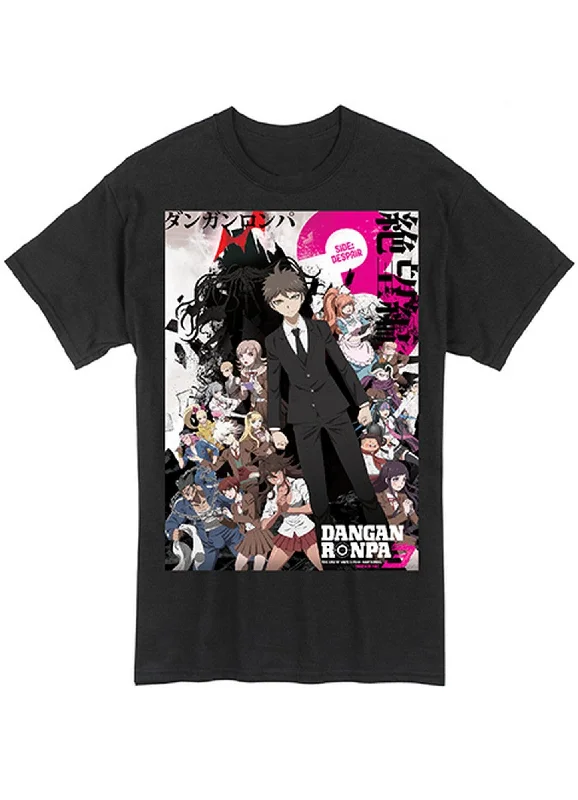 men's printed slogan t-shirts -Danganronpa 3 - Group Men's T-Shirt