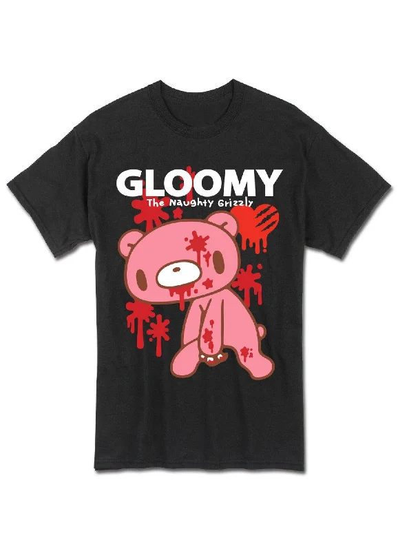 men's cotton-blend t-shirts -Gloomy Bear And Gloomy - Bear Gloomy Men's T-Shirt