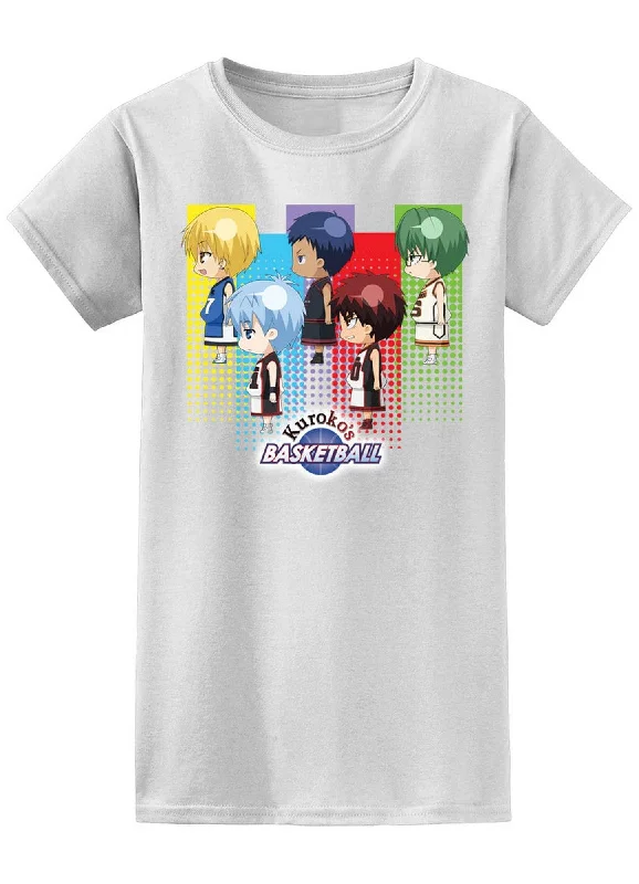 men's funny t-shirts -Kuroko's Basketball - SD Line-Up Sublimation Jrs T-Shirt