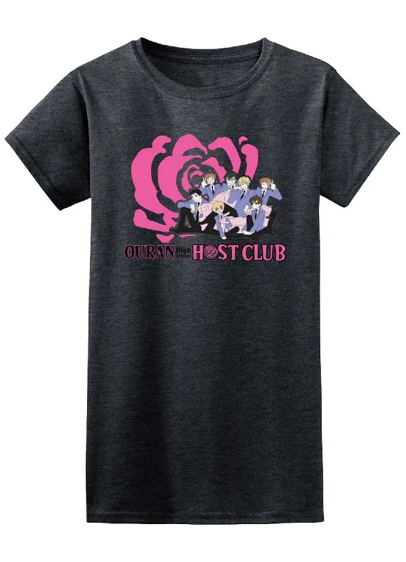 men's custom t-shirts -Ouran High School Host Club - Group Jr. T-Shirt