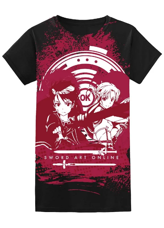 men's oversized t-shirts -Sword Art Online - SAO Jr. T-Shirt