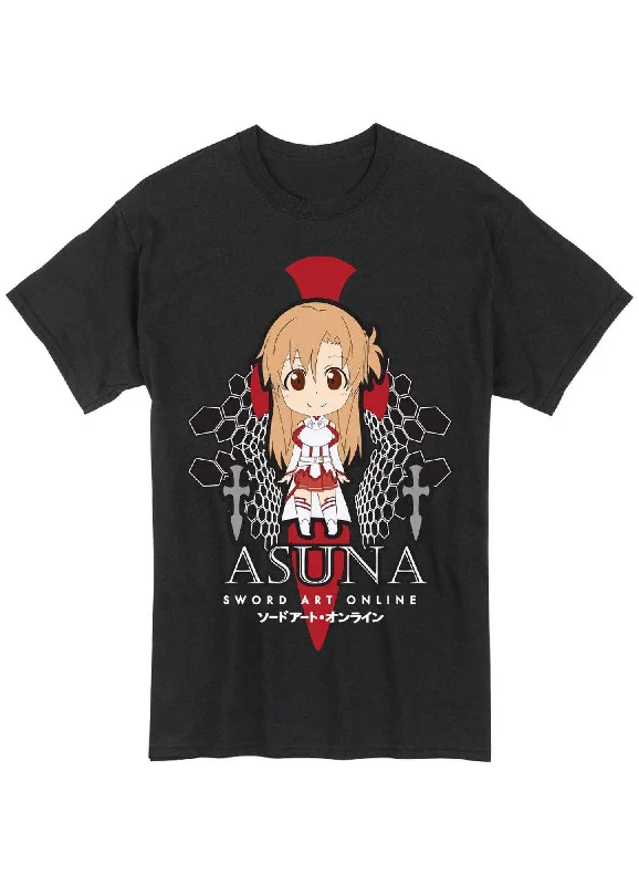 men's slim-fit casual t-shirts -Sword Art Online - SD Asuna Smiling Men's T-Shirt