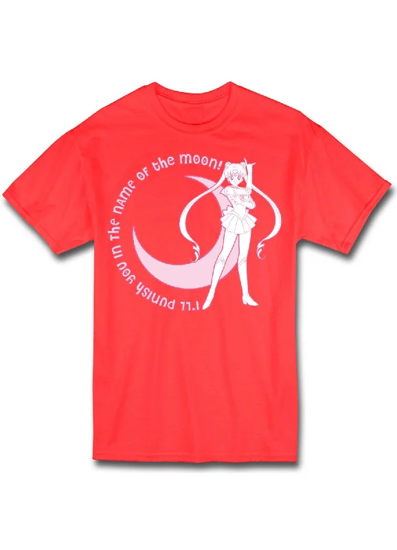 men's casual graphic t-shirts -Sailor Moon - Sailor Moon Punish T-Shirt