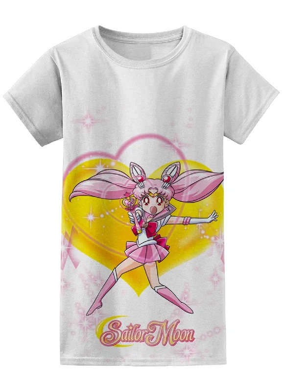 men's soft-touch t-shirts -Sailor Moon S - Chibi Moon Dye Sublimation Jrs. T-Shirt