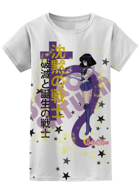 men's slim-fit t-shirts -Sailor Moon S - Saturn Dye Sublimation Jr. T-Shirt