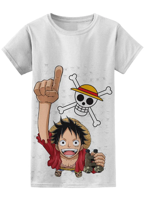 men's lightweight performance t-shirts -One Piece - New World Monkey D. Luffy Jrs T-Shirt