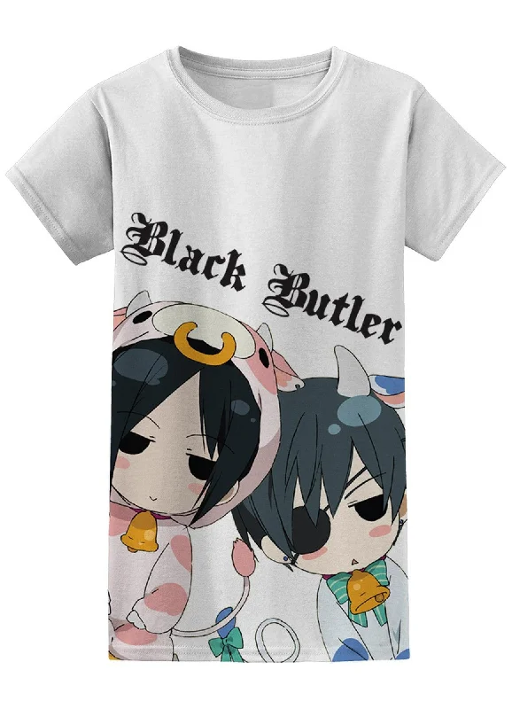 men's fashion-forward t-shirts -Black Butler - SD Cows Jrs T-Shirt