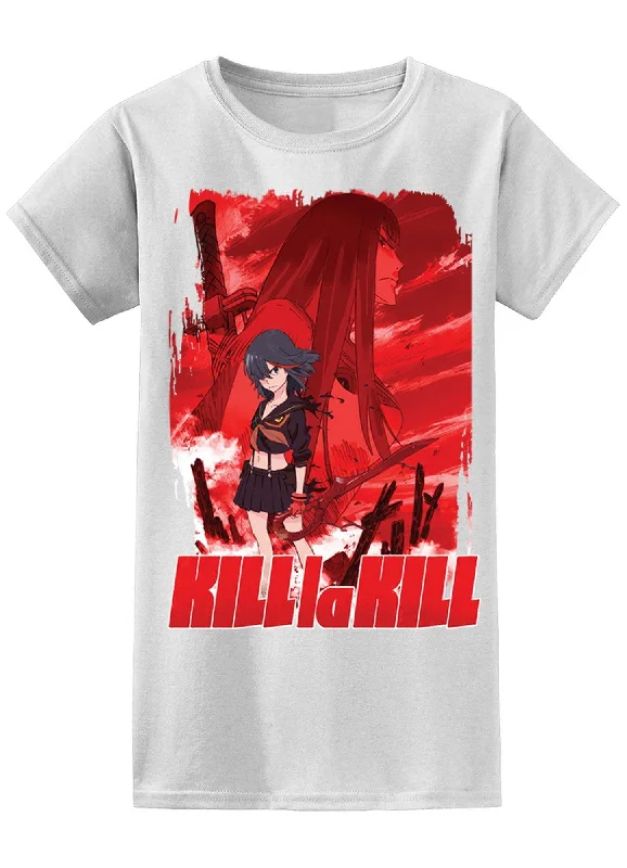 men's premium cotton t-shirts -Kill La Kill - Ryuko Matoi & Satsuki Kiryuin Jrs T-Shirt