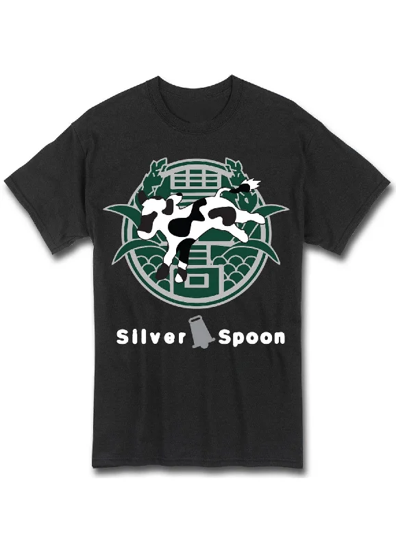 men's lightweight performance t-shirts -Silver Spoon - School Badge Men's T-Shirt