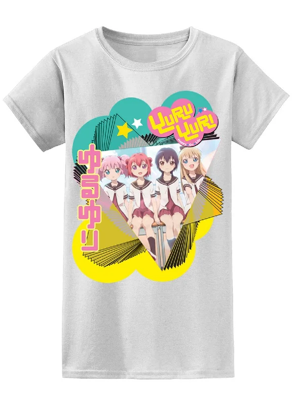 men's v-neck t-shirts -Yuruyuri - Classroom Group Jr. Dye Sublimation T-Shirt