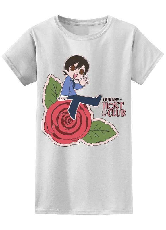 men's moisture-wicking t-shirts -Ouran High School Host Club - SD Haruhi Fujioka Rose Jrs T-Shirt