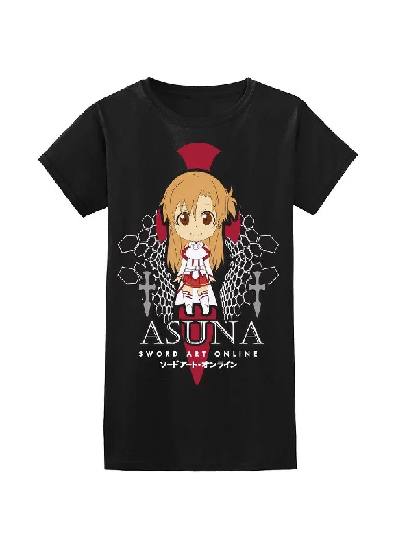 men's classic white t-shirts -Sword Art Online - SD Asuna Smiling Jrs T-Shirt