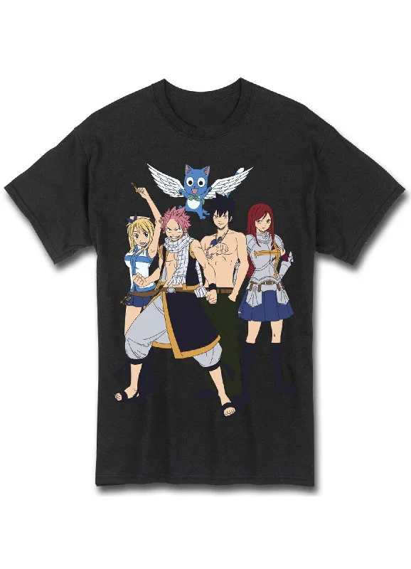 men's oversized t-shirts -Fairy Tail - Main Group Men's T-Shirt