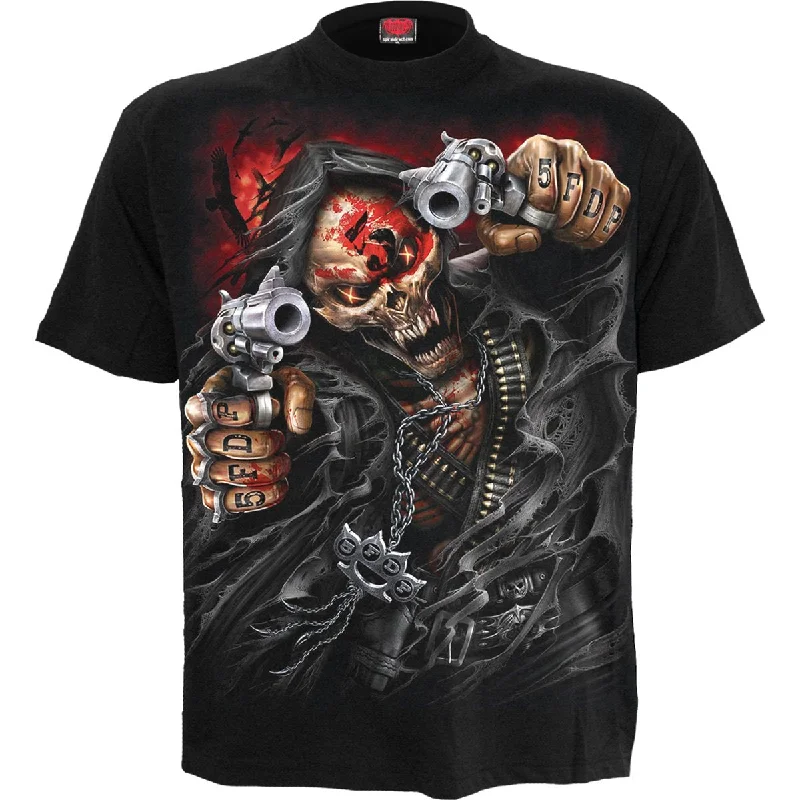 men's custom t-shirts -5FDP - ASSASSIN - Licensed Band T-Shirt Black