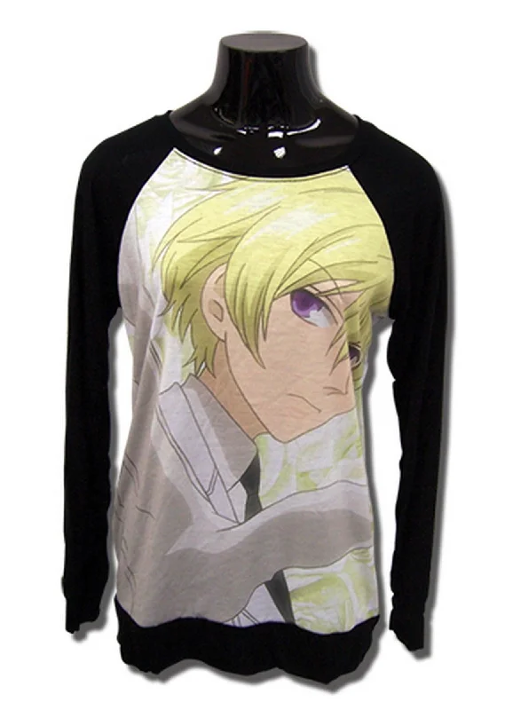 men's tie-dye t-shirts -Ouran High School Host Club - Tamaki Suoh Suo Long Sleeve Raglan