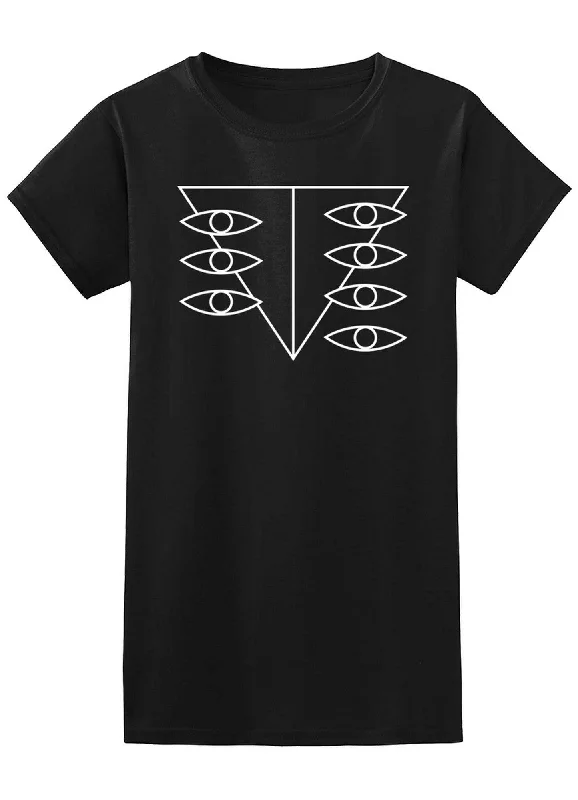 men's slim-fit graphic t-shirts -Evangelion - Seele Logo Screen Print Jrs T-Shirt