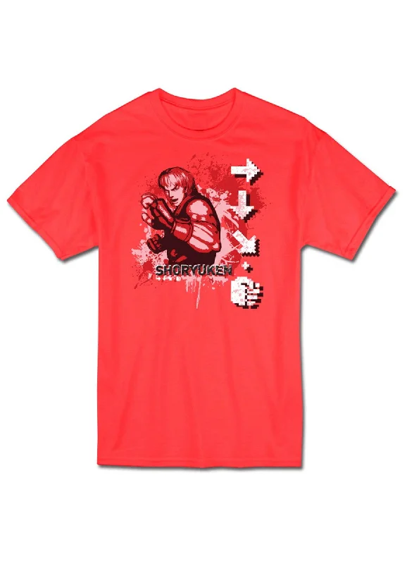 men's performance t-shirts -Street Fighter IV - Ken Masters Shoryuken Masters T-Shirt