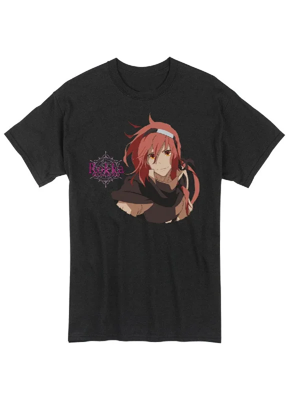 men's casual t-shirts -Rokka no Yuusha - Adlet Mayer Bust Screen Print Men's T-Shirt