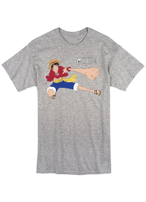 men's relaxed-fit t-shirts -One Piece - Monkey D. Luffy Stretched Men's T-Shirt