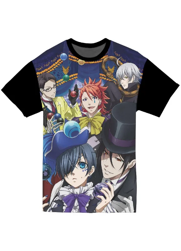 men's premium t-shirts -Black Butler Book Of Circus - Key Group Jrs Sublimation T-Shirt