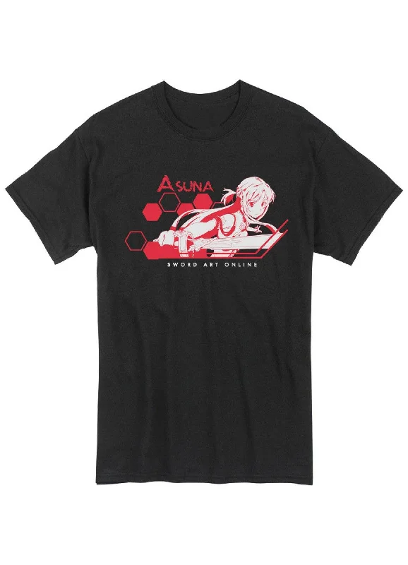 men's casual polo t-shirts -Sword Art Online - Asuna Men's Screen Print T-Shirt