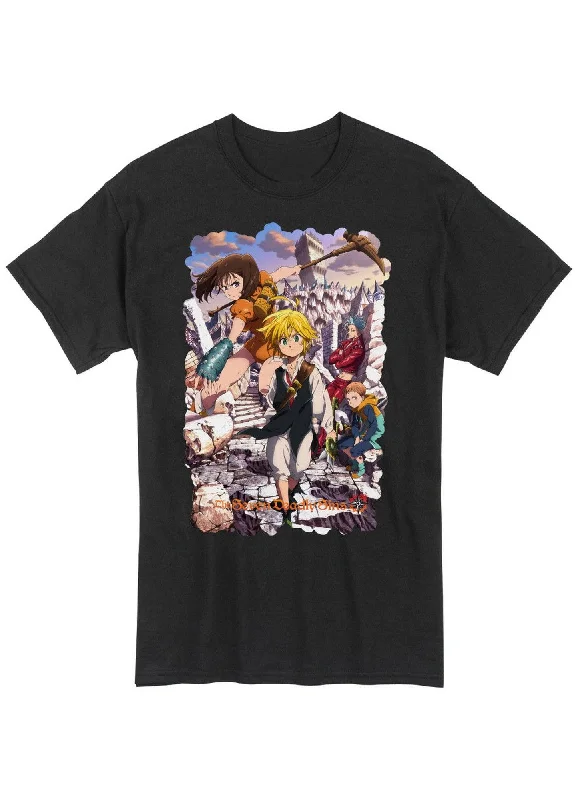 men's cool t-shirts -The Seven Deadly Sins - Key Visual Men's T-Shirt