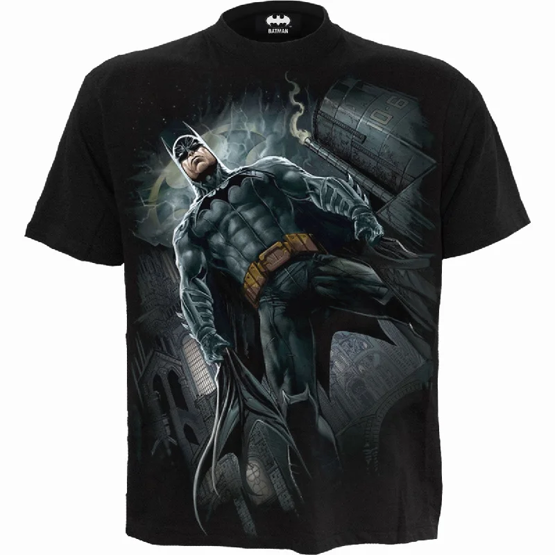 men's casual polo t-shirts -BATMAN - CALL OF THE KNIGHT - T-Shirt Black